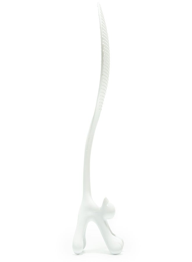 Lagomian Made in Korea, Non-Stick Standing Rice Paddle - Cute Cat Design, Rice Spoon, Rice Scooper, Self-Standing Rice Server, Salad Server, Serving Utensil, Spatula (White) - Image 3